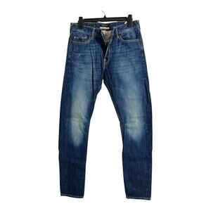 Maison Scotch Naoyo 27 x 32  Jeans Basic Casual Denim Pants Distressed Slim